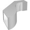 Ekena Millwork 5-in. W x 16-in. D x 22-in. H Del Monte Architectural Grade PVC Knee Brace BRCP05X16X22DEL - alternate 3